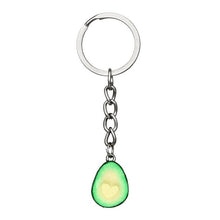 Load image into Gallery viewer, Avocado friendship keychain